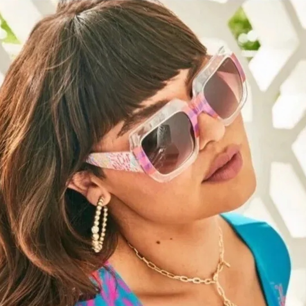 NWOT Lilly Pulitzer Oversized Square Sunglasses